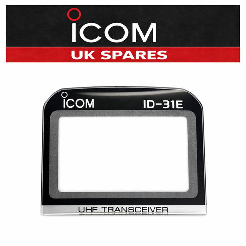 Icom ID‑31E Window Plate (B) 3322 .ID31.003 Front Display Cover – Genuine OEM Part