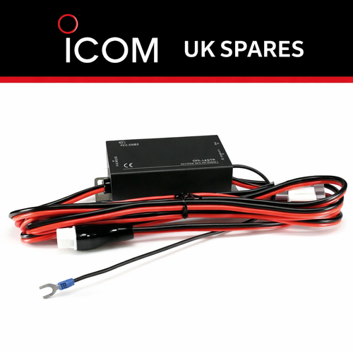 Icom OPC‑1457R DC Lead with EMC Filter Box Cable