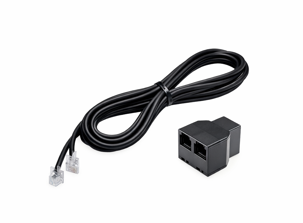 Radioworld UK Yaesu MEK-5 Microphone Extension Kit cable and adapter