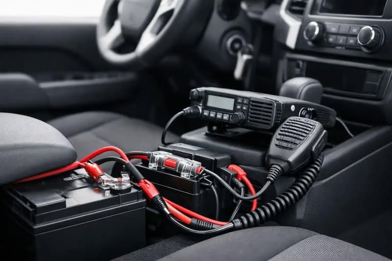 How to Power a Mobile Radio Safely in Your Vehicle
