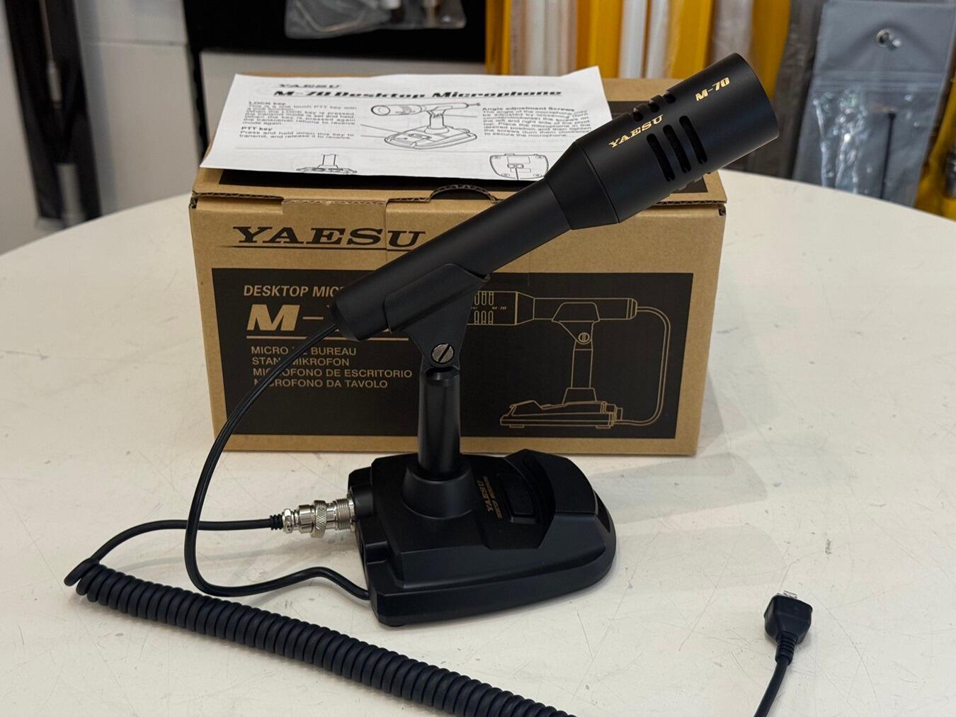 yaesu m‑70 hf vhf uhf microphone