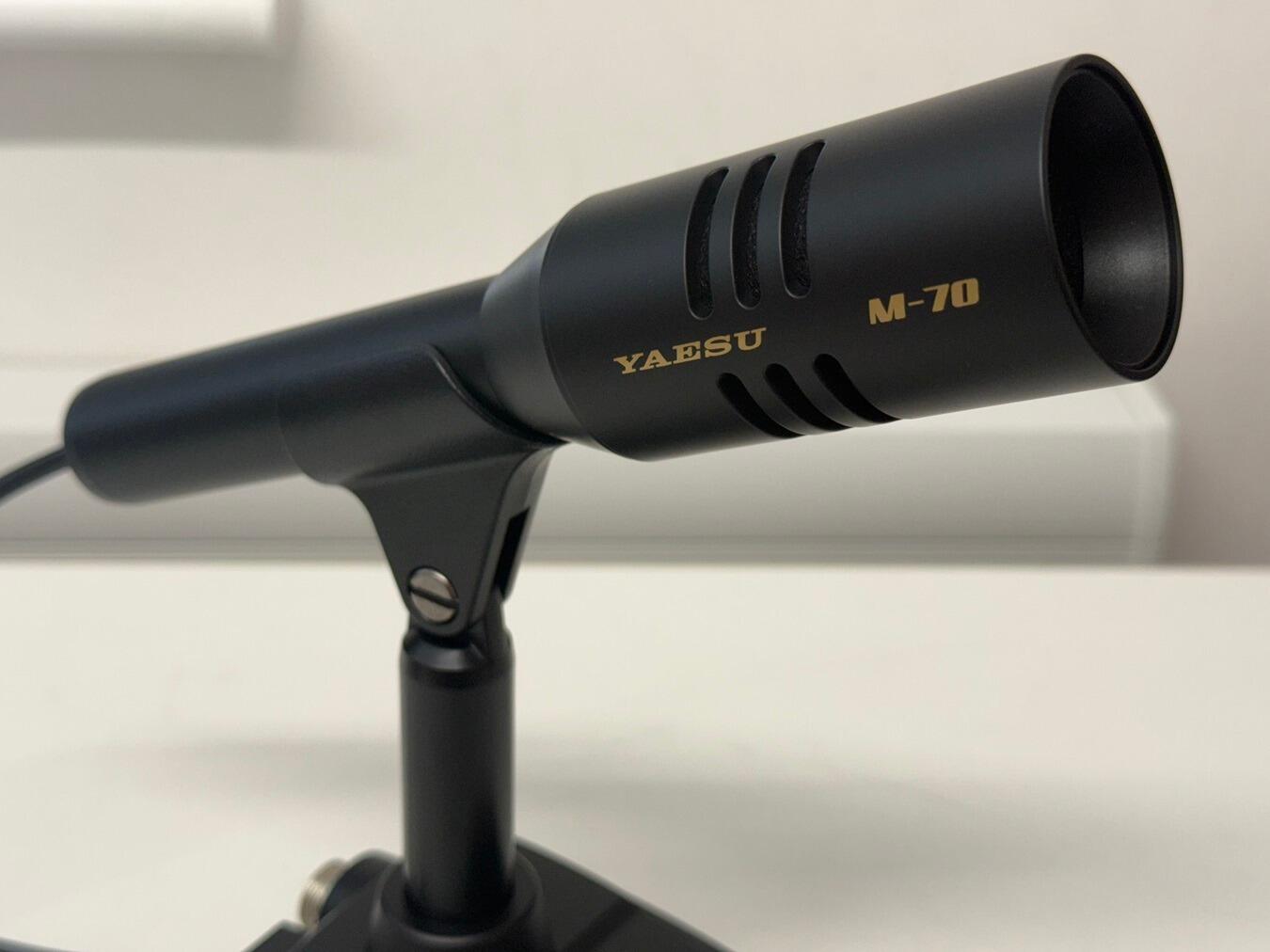 yaesu m‑70 front view