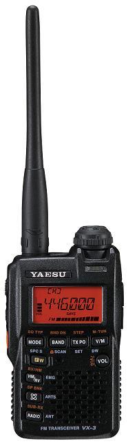 Yaesu VX-3E Dual Band handheld Transceiver - Radioworld UK