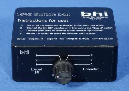 Bhi noise eliminating bhi 1042 six way switch box.