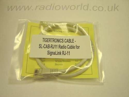 Tigertronics radio cable sl-cab-rj11 for signalink rj-11