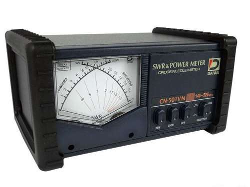 Daiwa CN501VN 140-525 MHz Cross-Needle SWR/Power Meter