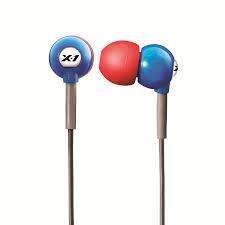 X-1 headphones flex red,blue