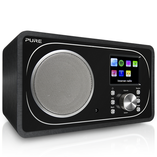 Evoke f3 with bluetooth, internet, dab digital and fm radio with bluetooth and spotify connect