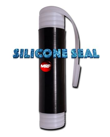 Messi and paoloni shrink tube silicone seal for sealing coax connectors - large