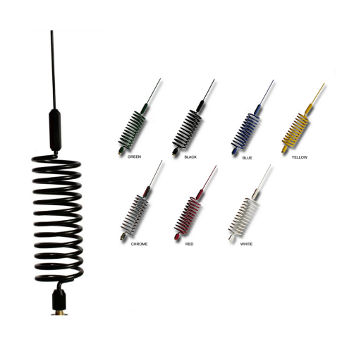 Springer mobile cb antenna fitted with 3,8th thread length: 1.55m.