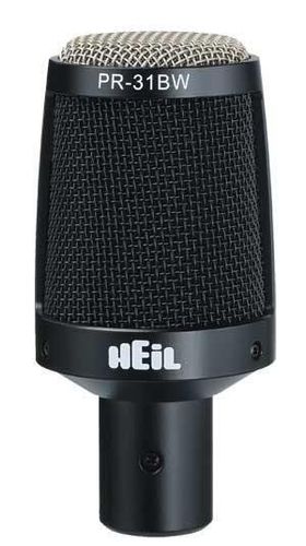 Heil pr 31bw microphone great for vocals, guitar cabinets, brass horns, saxophone, and piano