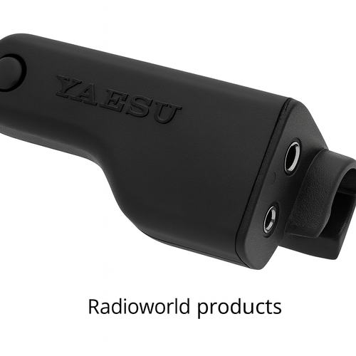 "Yaesu CT-30 microphone adaptor for connecting traditional two-pin speaker microphones"