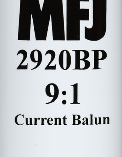 MFJ‑2920BP 9:1 HF balun with red and black binding posts – Radioworld UK