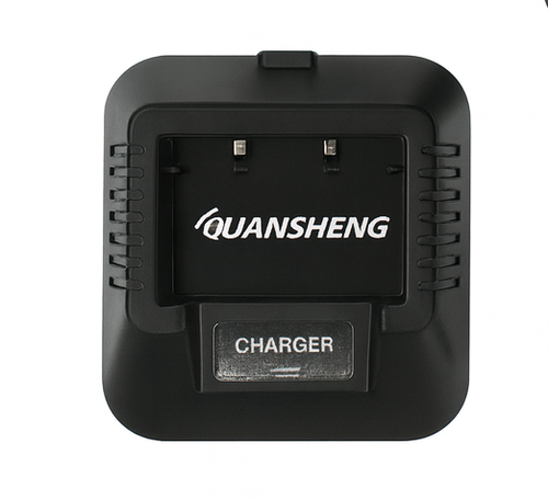 Radioworld UK image of Quansheng UV‑5 Series USB Charger with cable and battery slot