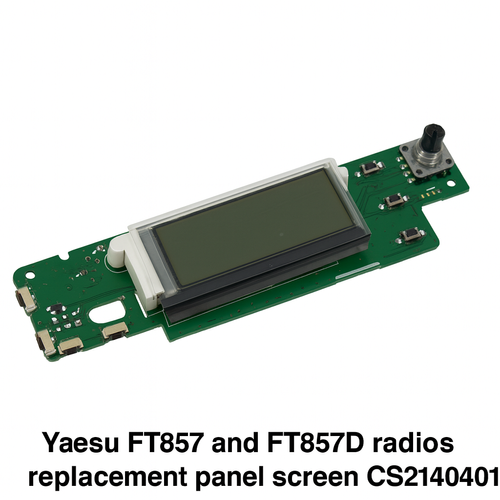 Yaesu FT‑857 FT‑857D panel screen replacement front view – Radioworld UK