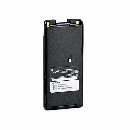 Icom BP-210N 1650mAh Ni-Cad battery pack for IC-A6 & IC-A24.