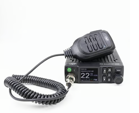 PNI HP8900 CB transceiver rear connections and 6‑pin microphone port – Radioworld UK