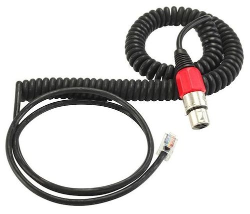 Heil CH-1-KM coiled cable for Kenwood RJ45 transceivers