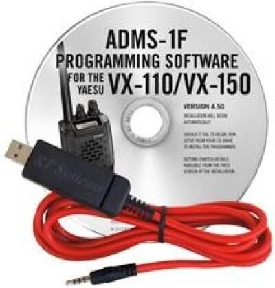ADMS-1F Programming Software and USB-57A cable for the Yaesu VX-110/150