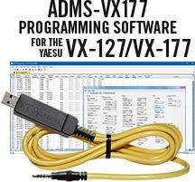 Yaesu VX-177 programming software and USB-57B cable - ADMS-VX177