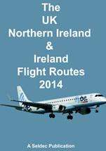 The uk , northern ireland and ireland flight routes 2014