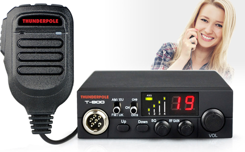 T‑800 CB Radio Front View – 80 Channel AM/FM – Radioworld UK