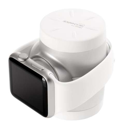 Techlink recharge apple watch power & travel case - white,silver