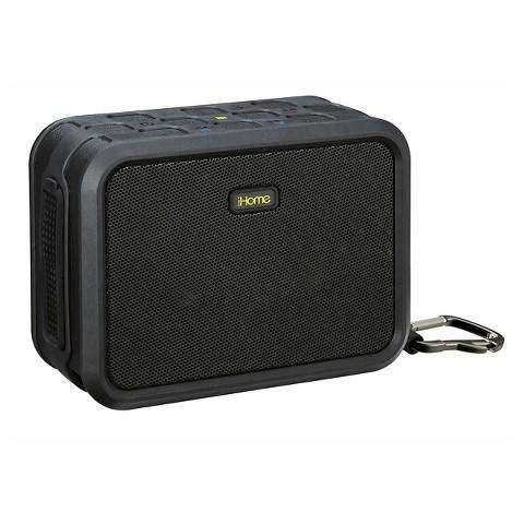 Ihome waterproof bluetooth nfc stereo speaker - black