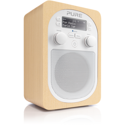 Evoke d2 with bluetooth compact, portable dab digital and fm radio with bluetooth