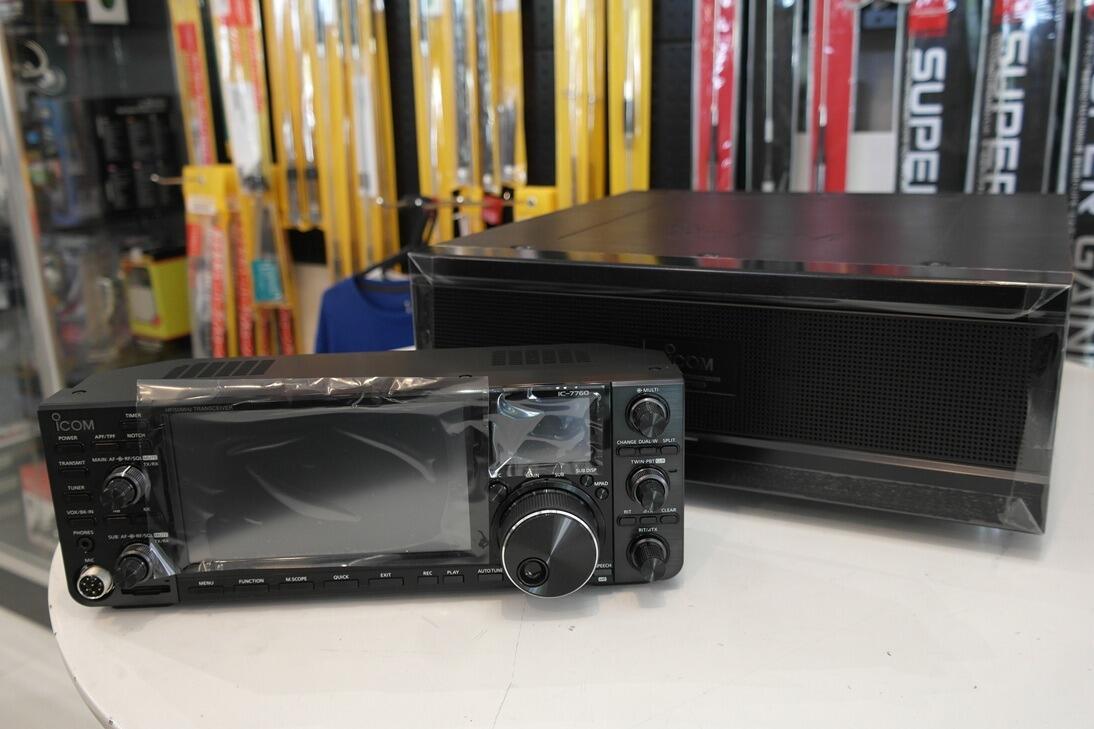 Used Icom IC-7760 HF 50 MHz transceiver with touchscreen control head