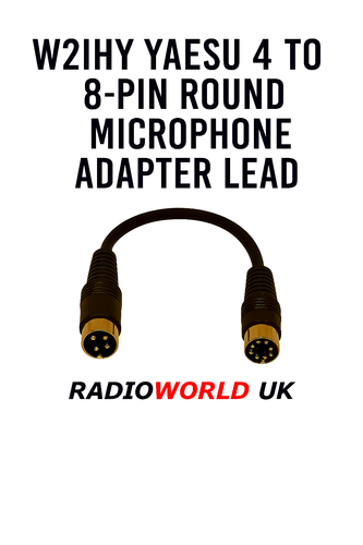 W2IHY Yaesu 4 to 8-Pin Mic Adapter – FT101 to EQ Cable