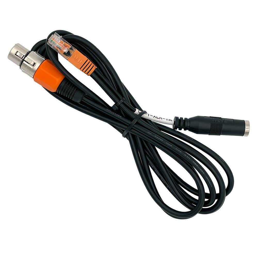 CC-1-XLR-YM 3-pin XLR to RJ-45 modular connector close-up