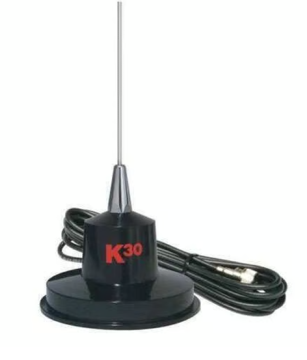 K30 CB Antenna with 35 inch stainless steel whip and magnetic mount – Radioworld UK
