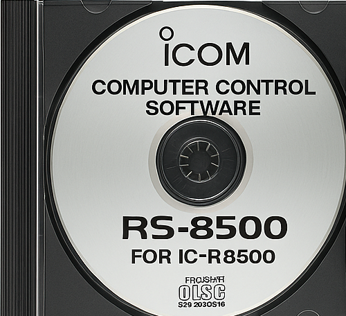 Icom RS-8500 computer control software for IC-R8500