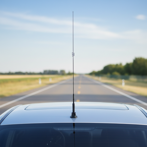 Watson W‑770HB 2m/70cm Dual‑Band Mobile Antenna with Fold‑Over Base (PL‑259, 1.1m, 200W)
