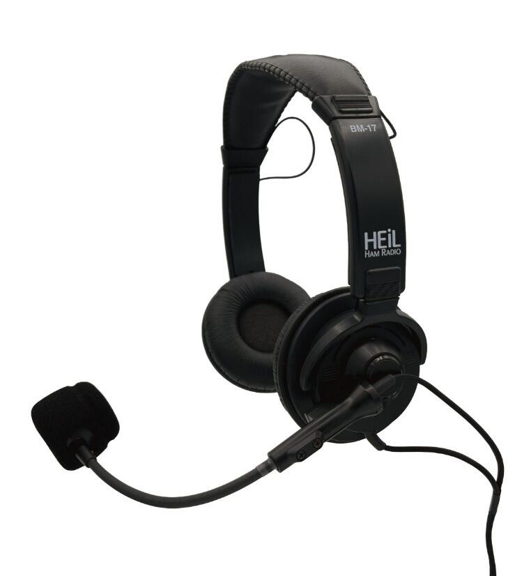 Heil BM-17 dynamic dual-sided headset with boom microphone