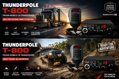 Thunderpole T‑800 compact CB transceiver - Radioworld UK