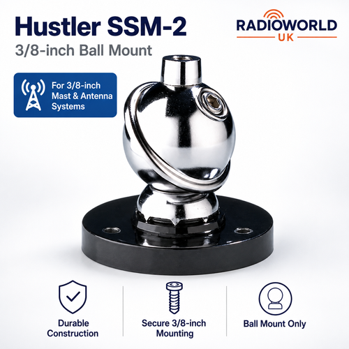 Hustler SSM‑2 Ball Mount Only for 3/8 Antenna Masts