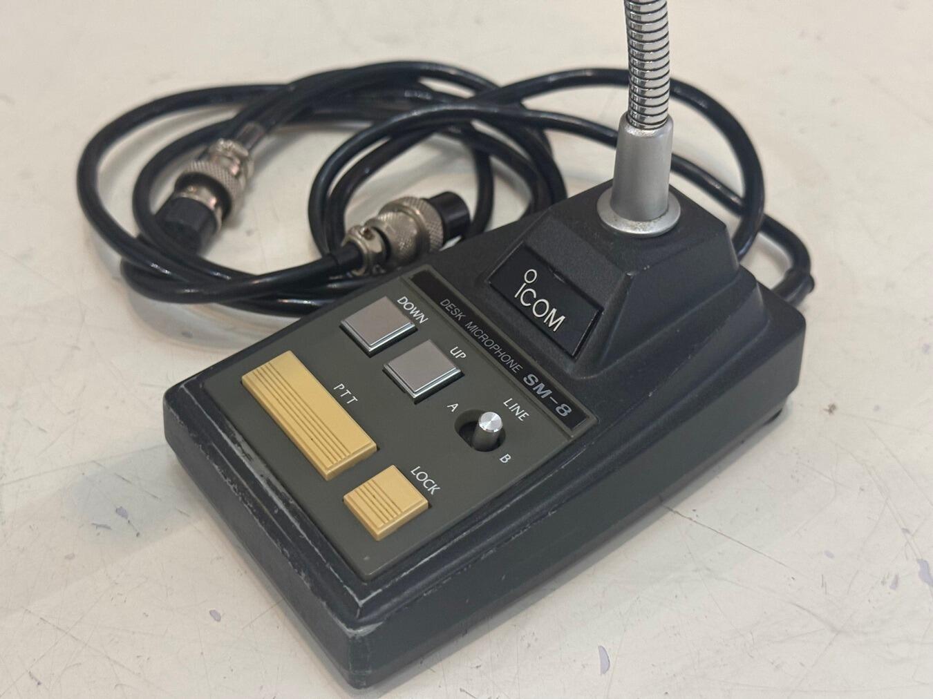 used icom sm‑8 base mic