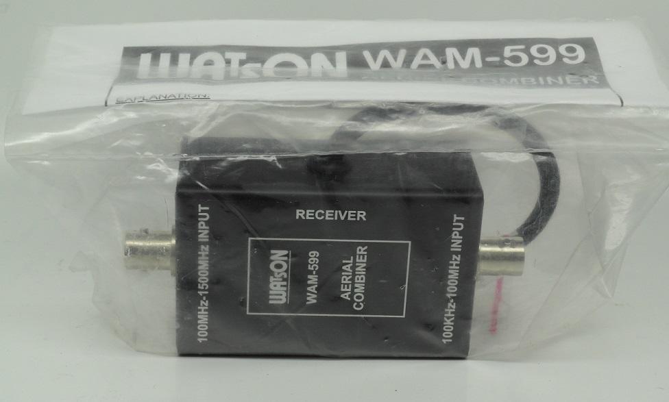 WAM599 Antenna Combiner 1x HF & 1x VHF/UHF Antennas into 1x
