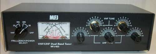 Mfj-923 tuner 144,440 dual band, 200w, swr, wattmeter