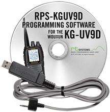 Programming software and usb-k4y cable for the wouxun kg-uv9d and kg-uv9d+