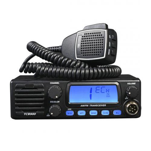 CB Radio Móvil TTI TCB-950 AM FM Multi Estándar con Altavoz delantero 12 24V 