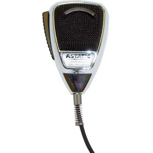 Astatic 636l-c noise cancelling microphone chrome