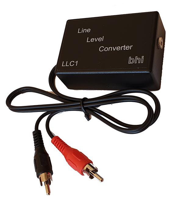 Bhi llc1 - stereo line level converter connection to powered speakers, an  amplifier, - Radioworld UK