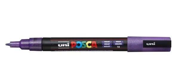 Posca Tusch PC-3M lilla glitter 55