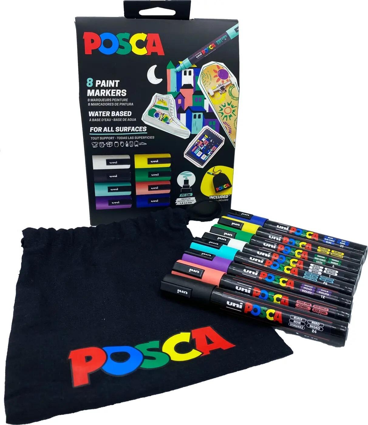 Posca PC-5M - 8 paint markers