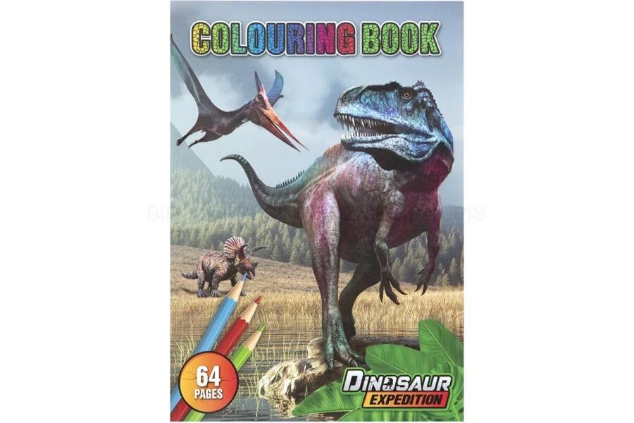 Malebog A4 64 sider Dinosaur