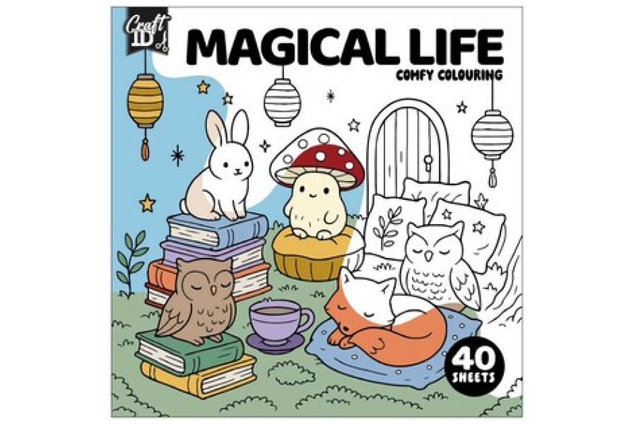 Malebog 20x20 cm magical life