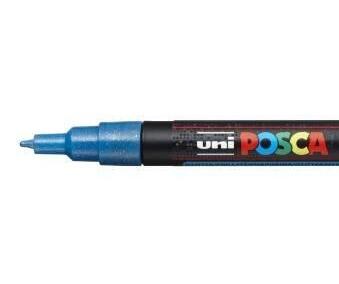 Posca Tusch lys blå glitter 57